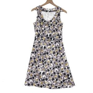 BODEN Retro Rose Floral Sleeveless WH345 Dress 4